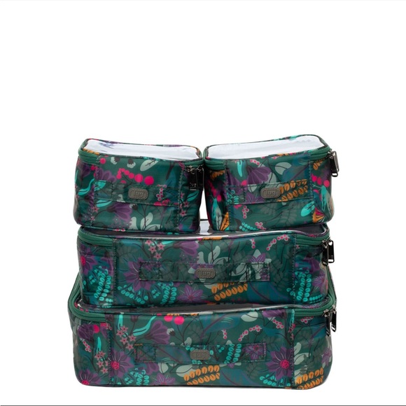 NWT Lug Sky Cubbies Storage Container Set in Evermore Flora 🍃 - Picture 7 of 10